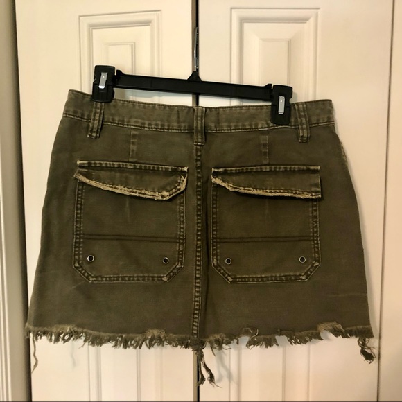 Free People Denim Utility Skirt - Picture 6 of 8